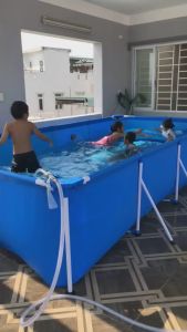 Bể bơi khung kim loại chịu lực kích thước 4m x 2m cao 81cm Bestway 56405 Bền và An Toàn + quà < bóng phao miếng vá > bảo hành 3 năm