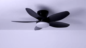 6 Speeds Ceiling Fans with Lights and Remote 5 Reversible Blades DC Motor Ceiling Fan for Bedroom Kitchen