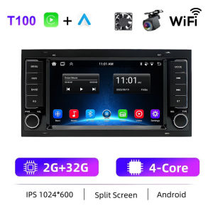 ICREATIVE Android 15 Car Radio For VW Touareg Transporter T5 2004-2011 WIFI BT Carplay Android Auto Multimedia Video Player 2din