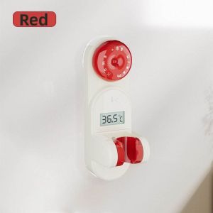 KUWUBIANJING | Suction Cup Shower Head Mount with Thermometer