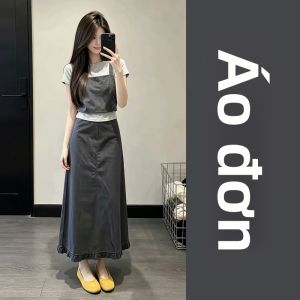 NIUVIES | Đầm Dài Màu Xám Thu Hút