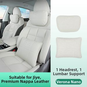 MLZH | Adjustable Memory Foam Neck & Lumbar Support Car Pillow