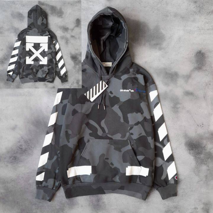 Hoodie champion clearance off white