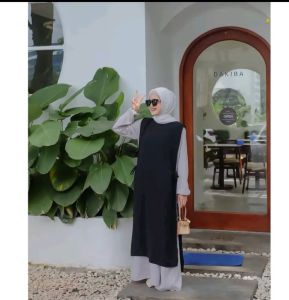 Outer Sojin Long Vest/Rompi Polos/Outer Rompi Polos Panjang