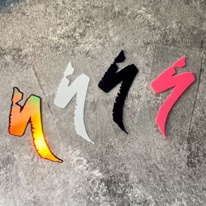 1PC PVC Bicycle Sticker Personalized Waterproof Sunscreen Sticker Outdoor Road Bike Beam Cover Creative Lightning Design