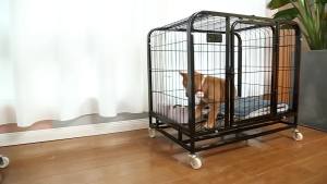 Dog Crate Small Dogs Indoor with Toilet Shiba Inu Corgi Kennel Dog HouseCage Direct Supply