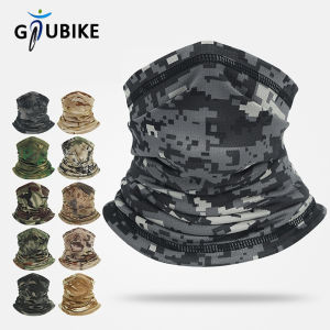 GTUBIKE Cycling Camouflage Neck Gaiter Spring Summer Hiking Breathable Magic Scarf Fishing Sun Protection Face Mask Stretchy