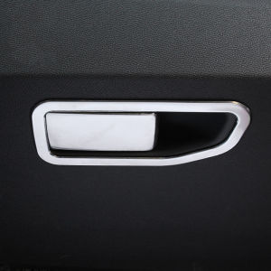 For Peugeot 3008 5008 GT 2017 2018 2019 2020 2021 2022 2023 Stainless Car Co-pilot Storage Box Handle Bowl Trim Cover Stickers