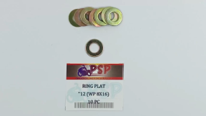 Ring Plat "12 WP 8 X 16 Harga Per Pak Isi 10 (PSP) Reng Pelat Washer Kunci 12 Diameter 8mm X 16mm