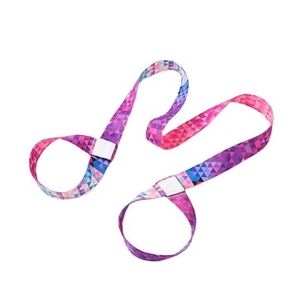 Nylon Colorful Straps Yoga Mat Strap Belt Adjustable Sports Sling Shoulder Carry Strap Belt Exercise Stretch Elastic Yoga Belt
