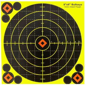20.5x20.5 CM Self-Adhesive Shooting Target Paper 10 Sheets per Pack Special for Shooting Practice