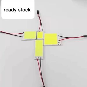 White 48 SMD COB LED T10 4W 12V Car Interior Panel Light Dome Lamp Bulb LED18