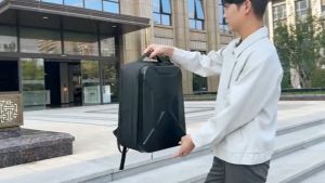 Tas Ransel Hard Shell Stylish UB434 Tas Ransel Laptop E=sport Travel Kapasitas Besar