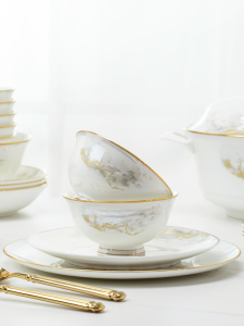 TAOYI | Aesthetic Jingdezhen Porcelain Dinnerware Set