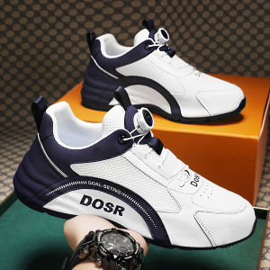 Mens Breathable Basketball Shoes Summer No-Tie Lace Mesh White Youth High School Students Sports Sneakers Comfortable Casual