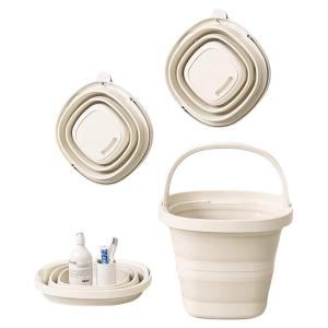 Outdoor Portable Folding Water Bucket Large Capacity Food Grade Handheld Water Bucket for Camping And Travel Water Storage