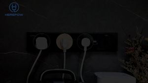 Steker Stop Kontak Rel Track Socket Colokan 3 Lubang Colokan EU Adaptor Stop Kontak Rel