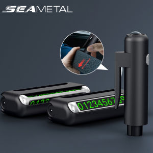 SEAMETAL 4-In-1 Car Safety Hammer Window Glass Breaker With Phone Number Card Escape Emergency Tool