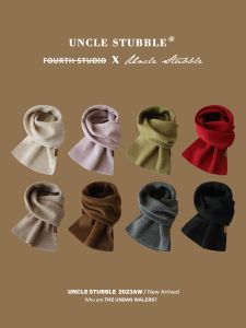 Girls Thick Knitwear Large Scarf Cold Protection in Winter Warm All-Matching Students Couple Scarf South Korea Dongdaemun Boys