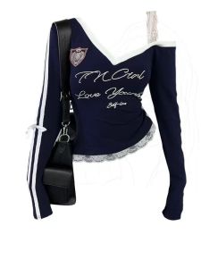 Dopamine Boost Color Block Trendy Girl Two Piece Set Autumn Womens Cool Aesthetic Streetwear Workwear Pants Outfit