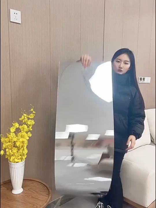 【COD/Original】HD Body Mirror Acrylic Mirror Full Body Mirror Paste Wall ...