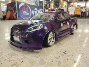 รถบังคับ ดริฟท์ ติดเครื่องเสียง แต่งViP : DRIFT RACING MUSIC V- MAXTURBO 1/10 SCALE R/C SERIES 4WD.LNB11-001 ม่วง สั่งสีหรือเพิ่มแบบได้!!
