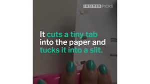 KW-Trio Stapleless Mini Stapler | No Staples Needed | Eco-Friendly Staple-Free Binder for School supplies & Office