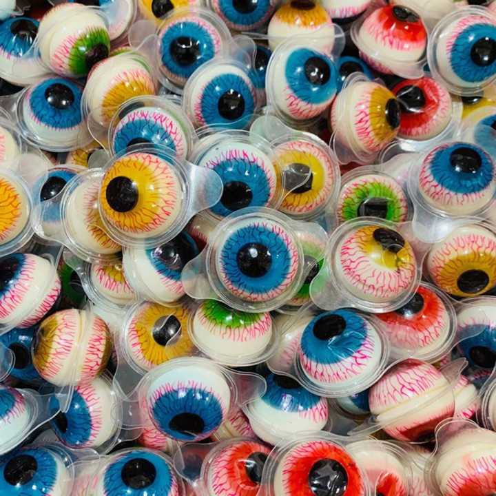 🔥 READY STOK 🔥 HALAL 🔥 Eye Gummy Eyeball Gummy Mixed Fruit Jelly Gummy ...
