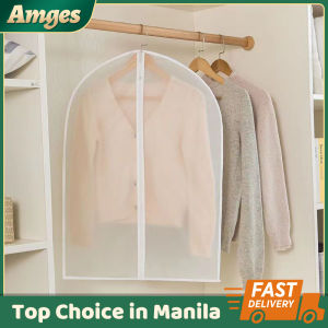 Transparent Garment Bag Dustproof Clothes Protector Cloth Cover Suit Set Coat Non Woven PEVA Clothing Storage