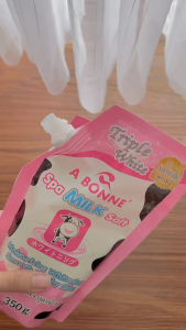 Muối Tắm Sữa Bò A Bonne Tẩy Tế Bào Chết Toàn Thân Spa Milk Salt Thái Lan 350gr