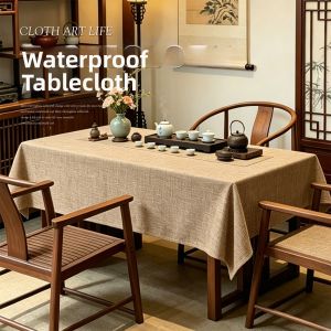 YINSHANG | Chinese Style Elegant Waterproof and Oil-Resistant No-Wash Tablecloth
