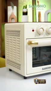 SAMONO 2 In 1 Air Fryer Oven 350 Watt Kapasitas 18L Dengan 5 Fungsi Memasak Garansi 1 Tahun AFV18