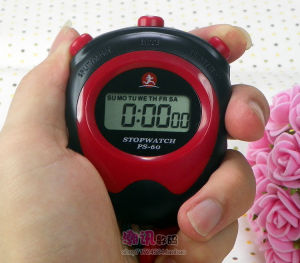 Day-Chasing Stopwatch Electronic Timer 2-Channel Memory Track and Field Sports Running Watch Referee Running Fitness for Students