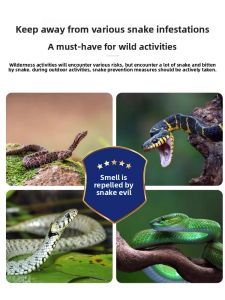 MONLEYTA | Outdoor Powerful Long-lasting Snake Repellent Powder Waterproof Camping Home Use Anti-Snake Pill Pest Control Manleyta