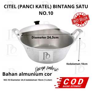 Citel Panci Katel Almunium No 14 Cap Bintang Satu Anti Lengket