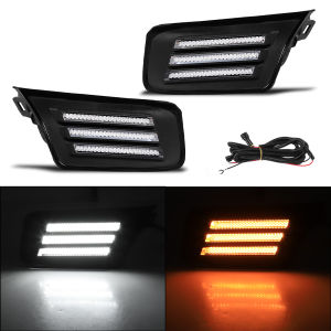 2PCS DRL For Toyota RAV4 2026 Car Led Daytime Running Light Front Bumper Fog Lamp Modification Daylight Turn Signal Lamp 12V