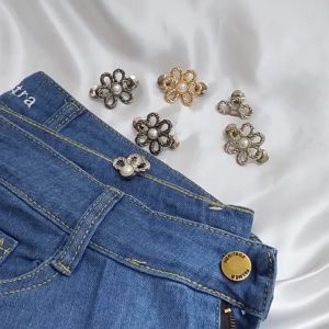 ALENADAY - Kancing Pengecil Celana Jeans Baju Rok Longgar Kebesaran Lepas Pasang Praktis BRS09