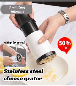 🔥HOT🔥Stainless steel cheese grater Mozzarella cheese grater Handheld grater Butter cutter Kitchen tools cheese grater cheese cutter mandolin slicer mini food processor cheese mill grater cheese slicer and cutter