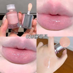 Nourishing Moisturizing Crystal Transparent Lip Gloss Fine Sparkle Multi-Layer Mirror Surface Affordable Shiny Lip Glaze