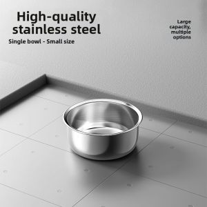 7o | Elevated Pet Feeding Bowl Anti-Spill 304 Stainless Steel