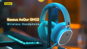 Baseus AeQur GH02 Gaming Wireless Headphones High Quality Sound 4-Speaker Driver 40Hrs Audio Playback For Laptop Computer Phone