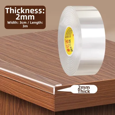 Home Safety Protection Soft Silicone Edge Guard Door Window Glass Fridge Cabinet Handle Table Corner Cover Bumper Strip