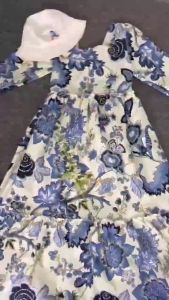 UNIKDANMURAHH - COD BAYAR DI TEMPAT Lagoon Picnic Maxi Dress BAJU TERUSAN WANITA MOTIF BUNGA SUPER CANTIK