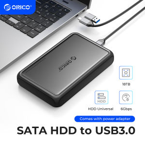 ORICO | ORICO 3.5" Type-C Hard Drive Enclosure 5Gbps SATA to USB3.0 USB3.1 HDD Case for SSD HDD PC Laptop Metal+ABS Heat Dissipation