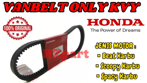 VANBELT ORIGINAL ONLY KODE-KVY HONDA BEAT karbu/Scoopy karbu/Spacy karbu KUALITAS ASLI ORI HONDA AHM