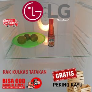 RAK LG TATAKAN SEKAT KULKAS 1 PINTU DAN 2 PINTU KACA