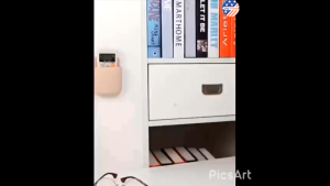 Kệ dán tường để remote C56 giá đỡ điện thoại đựng đồ đa năng TTNTC56