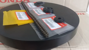 โซ่ราวลิ้นชุดเล็ก Wave110i ปี2009-2020 บวกเฟืองปั๊มน้ำมันเครื่อง