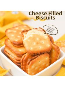 Cheese-filled Crispy Savory Biscuit Breakfast Snack Individual Pack