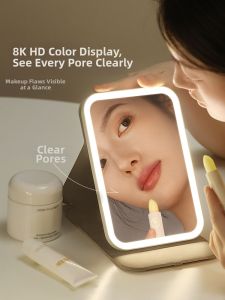 GUOQI | Portable Folding Lighted Makeup Mirror
